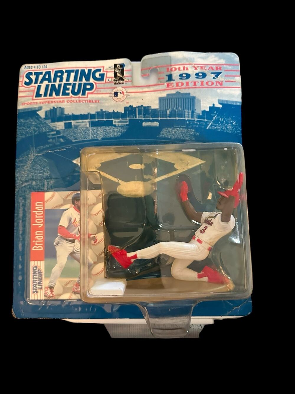 Starting Lineup Brian Jordan St. Louis Cardinals 1997 MLB Vintage